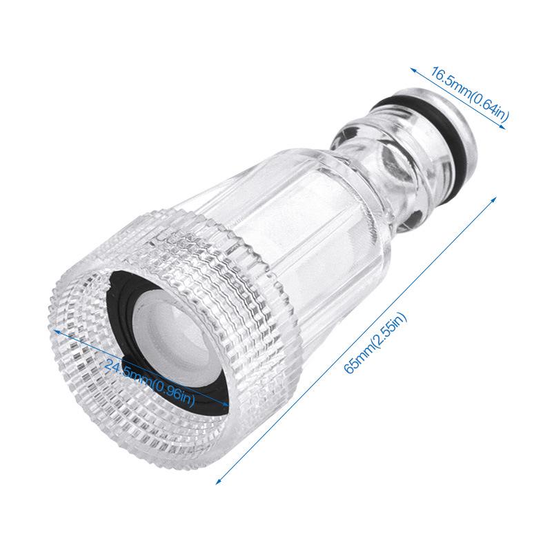 Прозрачный 6-точечный быстросъемный входной фильтр для стиральных машин