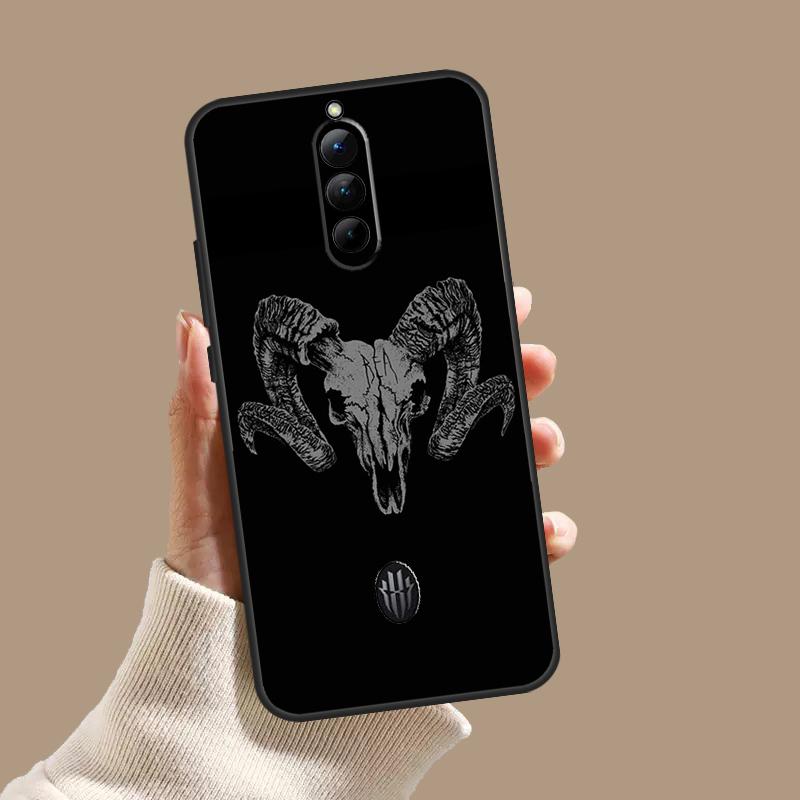 Чехол-череп барана скелет ужас для ZTE Nubia Red Magic 11 10S 9S 8S 8 9 10 Pro Plus 6 7 6S 7S Pro 5G 6R 10 Air
