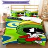 3pcs Marvin the Martian1 pattern bedding set duvet cover set includes duvet cover &pillowcases, perfect all season bedroom decoration & gift