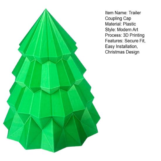 Yousheng Christmas Hitch Cap Cover Trailer Coupling Hitch Ball Cover Cap Christmas Tree Gift Box Hitch Cover Prevent Receiver Tube from Rusting