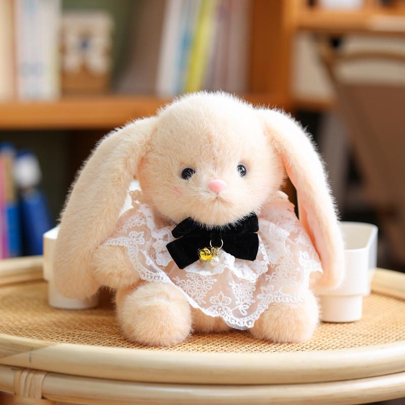 Cute Ear Drooping Bunny Plush Toy Soothing Doll Couple Bunny Birthday Gift