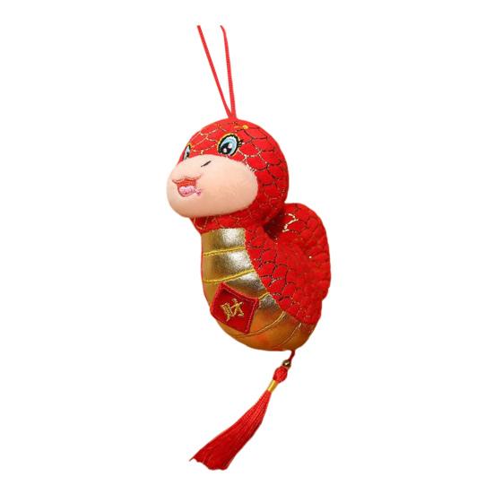 Подвеска-брелок в виде змеи, украшение на китайский Новый год, подвесной талисман зодиака для благословения