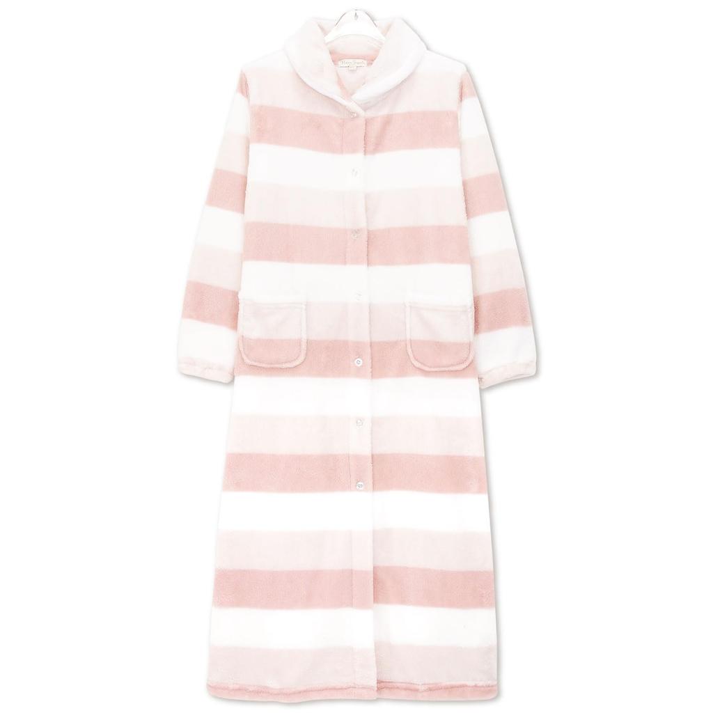 Платье для дома ON NISHIKI Зимнее с носимым длинным очень длинным теплым и пушистым одеялом для дома женским, Пушистое, Рукава, Длина, Микро-мех,