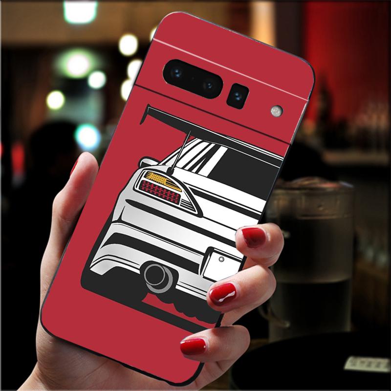 Япония JDM спортивный автомобильный чехол для телефона для Google Pixel 8 7 Pro 7a 6A 6 Pro Pixel 8A 4A 3A 4 XL Pixel 5 6 4 3 3A XL