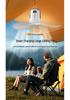 Rechargeable Silent Ceiling Fan with USB Night Light for Dorms and Outdoor Camping