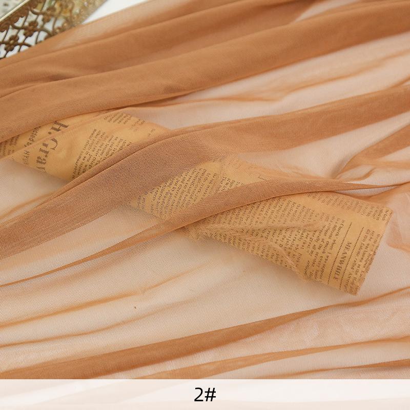 1 Yard 4 Way Stretch Nude Mesh For Sewing Bridal Dress Backing Dance Dress DIY Material