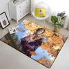 Genshin Impact HD Printed Carpet Household Rug Children's Room Living Room Chair Bedside Modern Simple Floor Mat Kawaii Rug