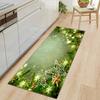 Christmas Kitchen Sand Carpet Doormat Long Floor Mat