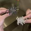 2024 Summer Rhinestone High Ponytail Claw Clip - Women's Updo Hairpin
