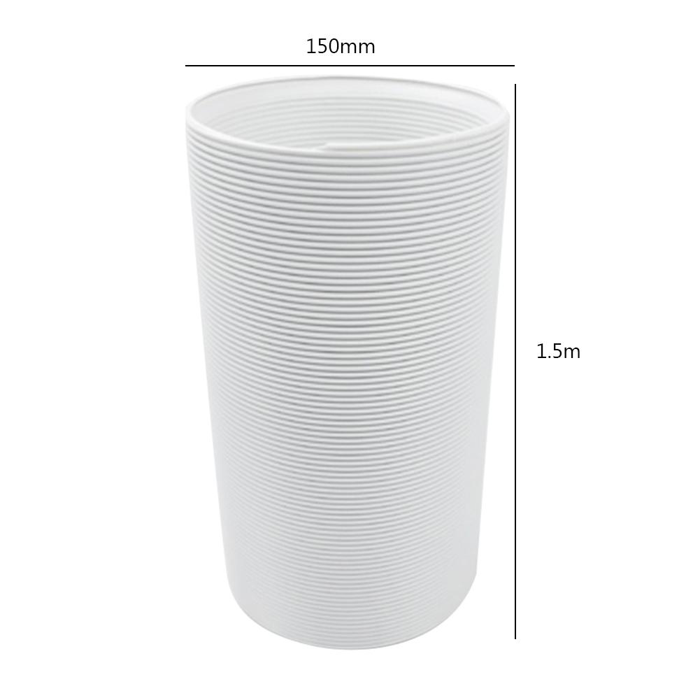 130/150mm Ventilator Pipe Universal Flexible Tube Air Ventilation Pipe Hose Air Conditioner Exhaust Duct Air System Vent 1.5/2M