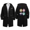 JoJos Bizarre Adventure Anime Hooded Trench Coat Students Winter