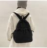 Washed Canvas Schoolbag Women's Casual Backpack College Students' Casual Class Backpack