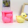 Duck Pen Holder Silicone Mold Table Ornament Succulent Planter Flowerpot Molds Epoxy Resin Mold  Plaster Making Tool