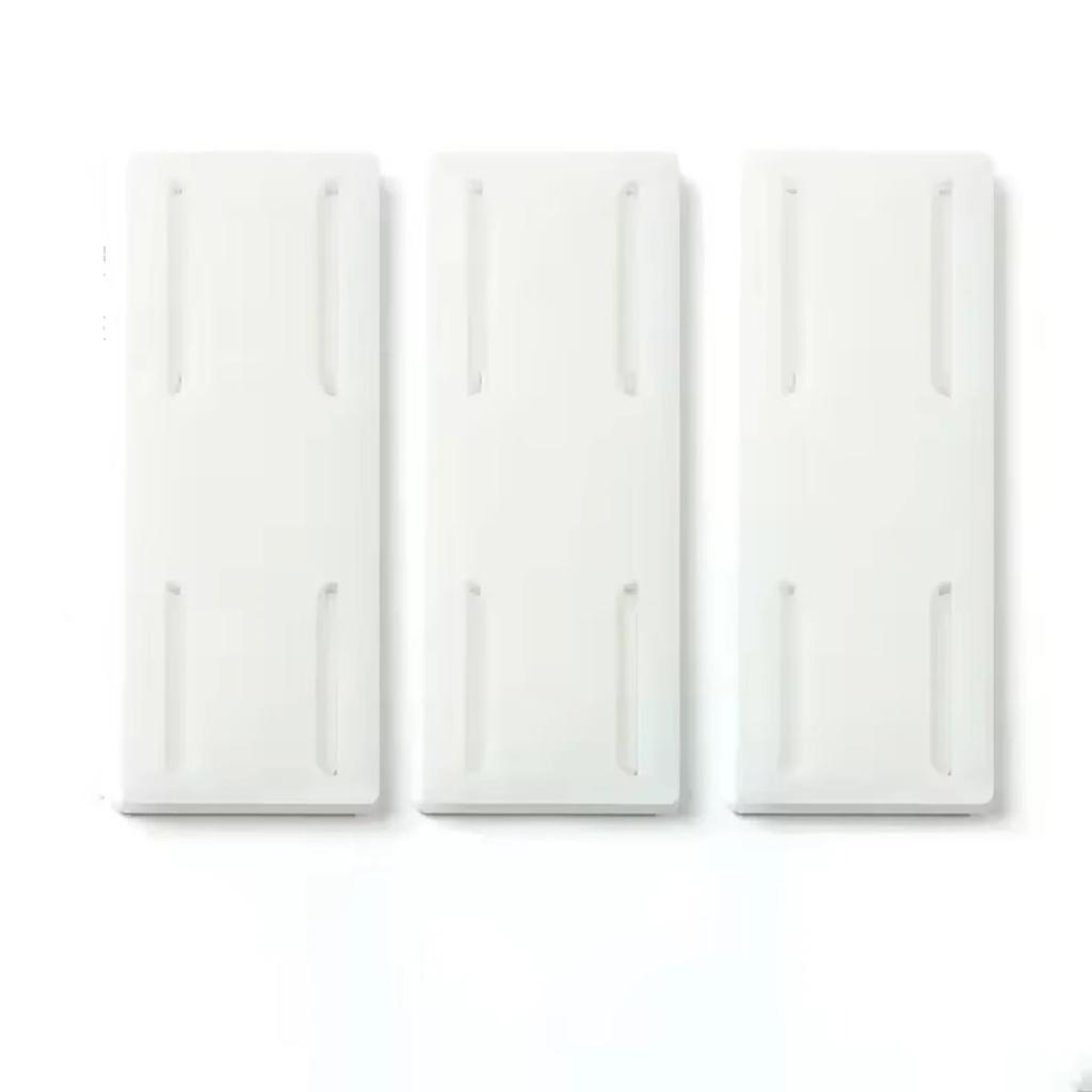 1/3pcs Wall Mounted Socket Holder Fixer Patch Self-Adhesive Power Socket Strip Fixator Plug Socket Cable Wire Organizer Rack