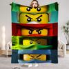 Игровое одеяло-плед N-Ninjagos для мальчиков Летний лагерь Диван Кровать Мягкое Пушистое Разных размеров Покрывало для дневного сна Все сезоны