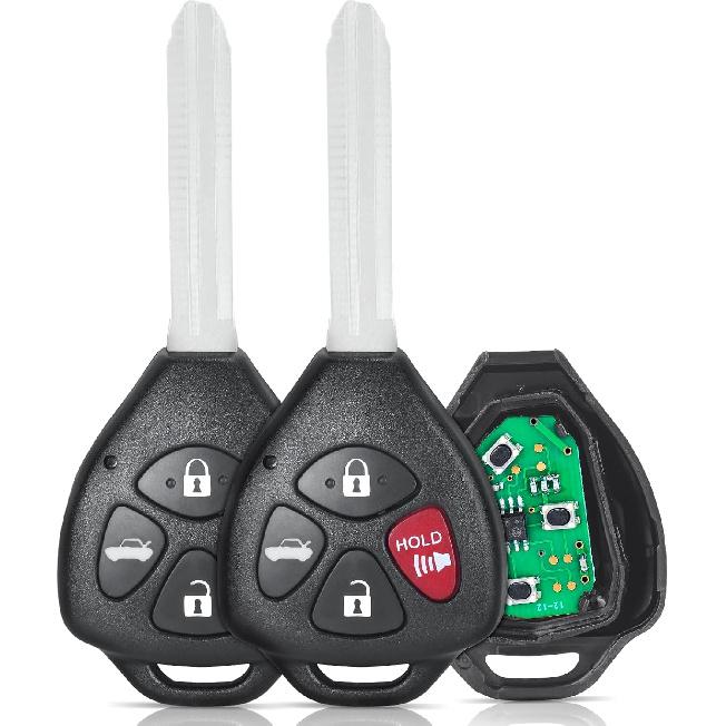 Улучшенный брелок для ключа автомобиля Beefunny для Toyota Camry Corolla Matrix Sienna Solara, для Pontanic Vibe Замена брелока для ключа FCC ID: GQ43VT14T 315 МГц