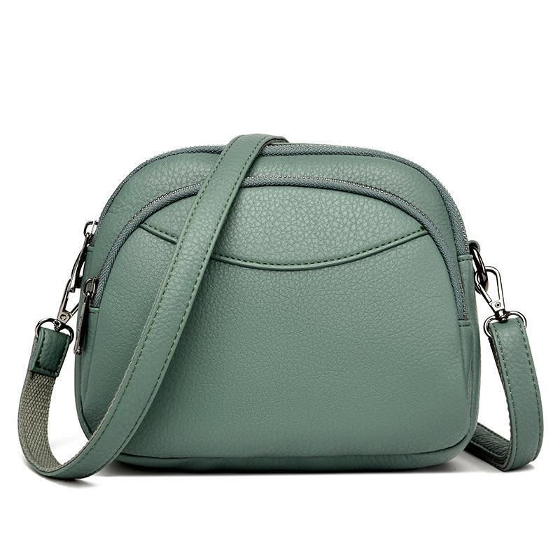 Summer Soft Small Bag Fashion Single Shoulder Crossbody Bag Simple and Versatile Mini Casual Multi-pocket Mobile Phone