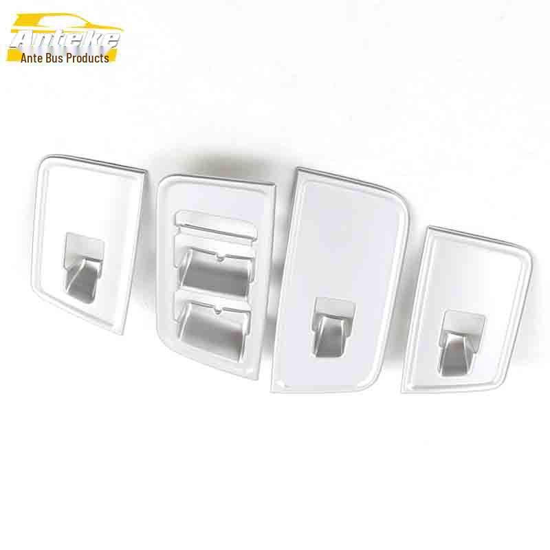 Декоративная рамка стеклянного переключателя MG6: Гальванизированная наклейка с блестками на кнопку подъема подлокотника окна, автомобильный аксессуар.