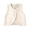 10mois Naomi Ito Reversible Fur Konpei for Newborns To Polyester and 80661 Vest, Pattern, 90cm, Cotton,