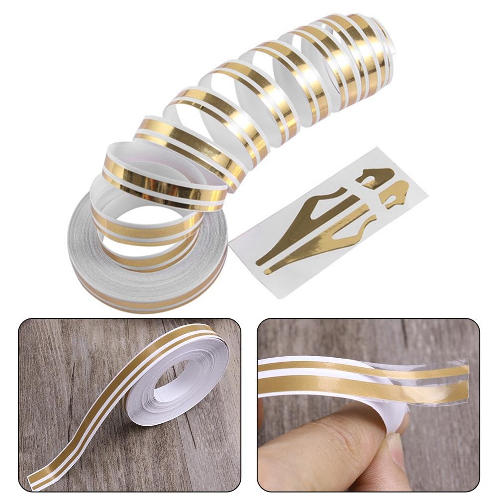 High Quality Gold Vinyl Stripe Tape Decals Transform Your Vehicle's Look!
