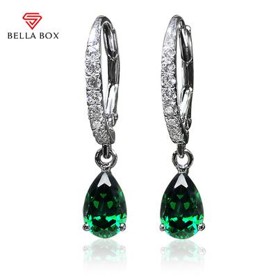 Нежные серьги-капли с цирконием в виде груши, женские серьги с кристаллами, высокое качество, универсальный, хороший подарок, модные ювелирные изделия для любви, повседневные серьги для вечеринок