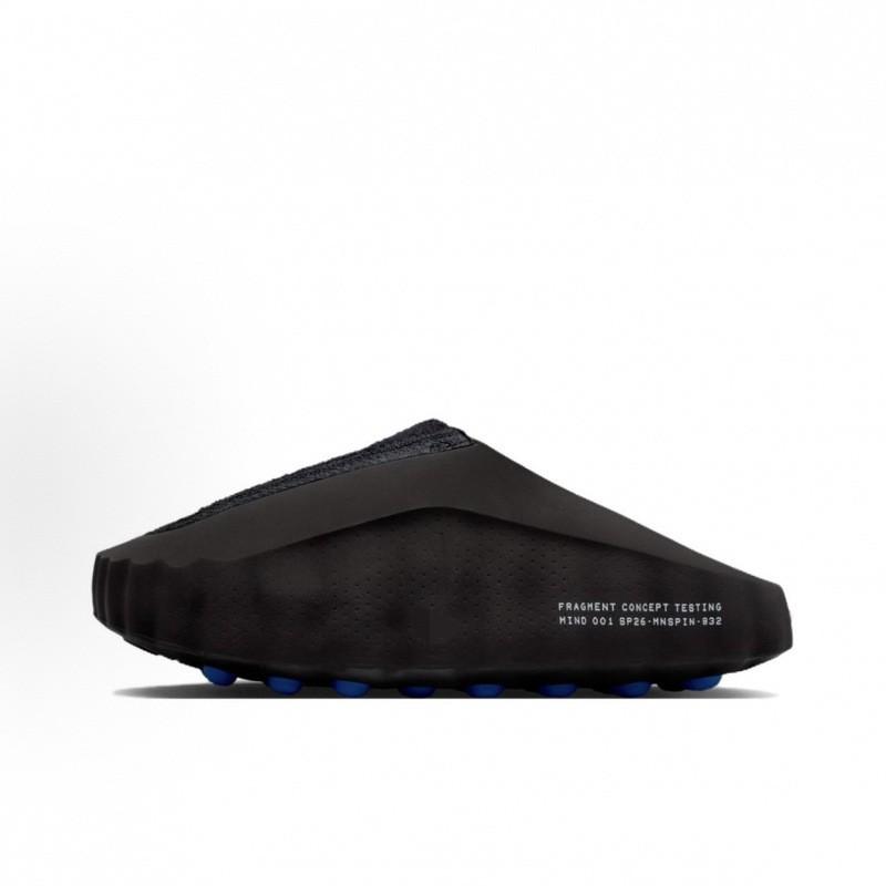 Mind 001 X Fragment Design Унисекс Шлепанцы с Градиентом Сине-Черно-Зеленые Закрытый Носок Комфортная Обувь Пляжная Повседневная Одежда