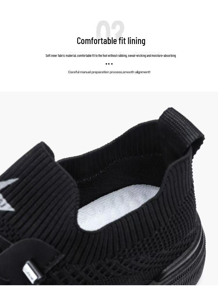 Мужские дышащие сетчатые повседневные кроссовки Flyknit - Коллекция Весна/Лето 2026, на плоской подошве, удобные кеды