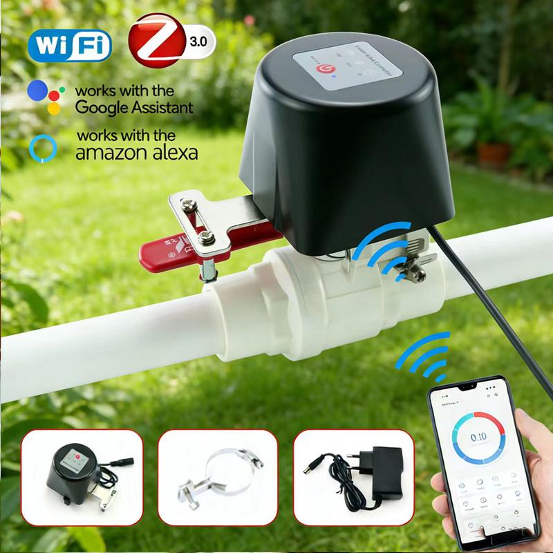 1 шт./2 шт. Tuya WIFI Умный водяной клапан Zigbee Управление домашней автоматизацией Таймер для крана Поддержка Алиса Alexa Google Ассистент SmartLife