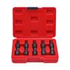 Набор шестигранных отверток Drive Master Impact, 10 предметов, SAE/метрические, 1/8" - 3/8", сталь, прочный футляр для хранения, красный, соответствует стандартам