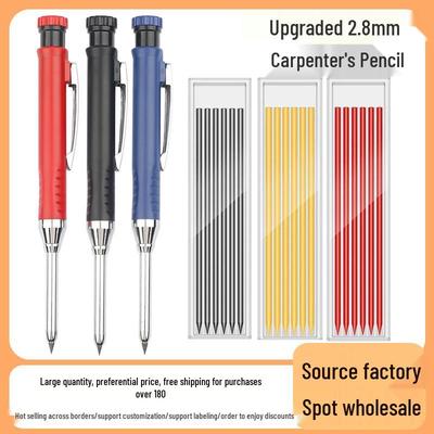 Профессиональный карандаш для глубоких отверстий по дереву - маркер 2,8 мм для точного рисования линий и пометок