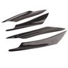4 шт. Универсальный черный спойлер для кузова автомобиля, передний бампер, разделитель, плавники, отделка