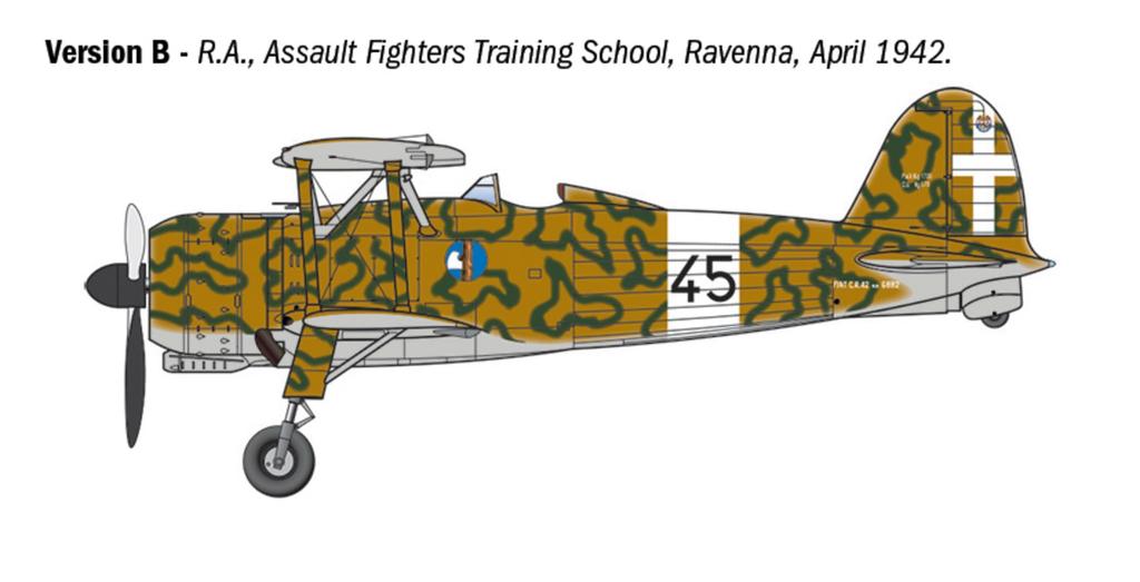 Italeri WWII Fiat Falco Истребитель Пластиковая Модель IT2842 1/48 CR.42 Штурмовик/Ночной (Самолет)