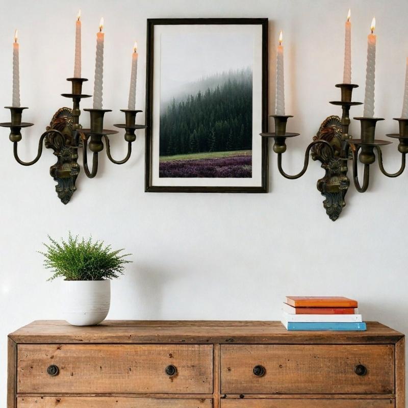 Настенные бра, подсвечники, ретро-бра для ванной, столовой и домашнего декора