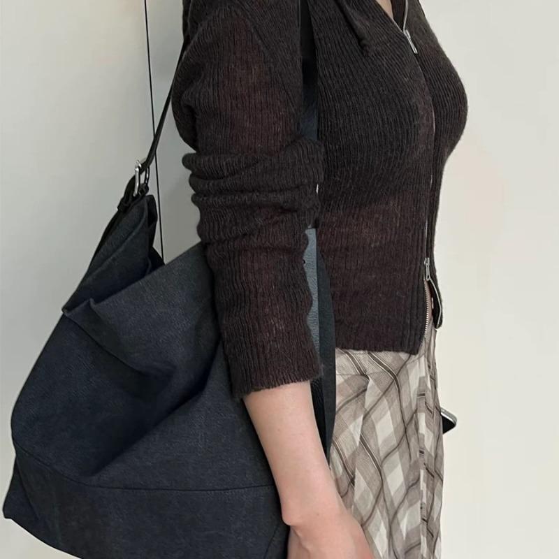 Niche Design Bag, Women's Large-capacity Commuter Tote Bag, Versatile and Fashionable Single-shoulder Bag