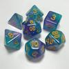 7 шт./набор D12 D20 Для TRPG DND 7-гранные кубики DND Многогранные кубики Игровые кубики Настольная игра