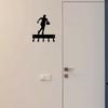 Basketball Player Sport Key Hooks Holder Wall Mounted Hook Up Decoration Wall Art Ideal for Sports Enthusiasts