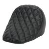 Motorcycle Front Seat Rhombic Shaped Black Touring Solo Cushion Pad Replacement for Indian Scout