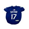 MLB Официальная футболка-поло Los Angeles Dodgers Shohei Ohtani, модель игрока, синяя, размер S, Los Angeles Dodgers Pet