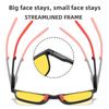 Portable Foldable Watch Mobile Phones Glasses Women Men Blue Light Blocking Red Lens Computer Gaming Eyeglasses UV400 Goggles