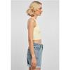 Débardeur court - URBAN CLASSICS - Ladies Cropped Rib Top - Ajusté - Jaune - Confortable