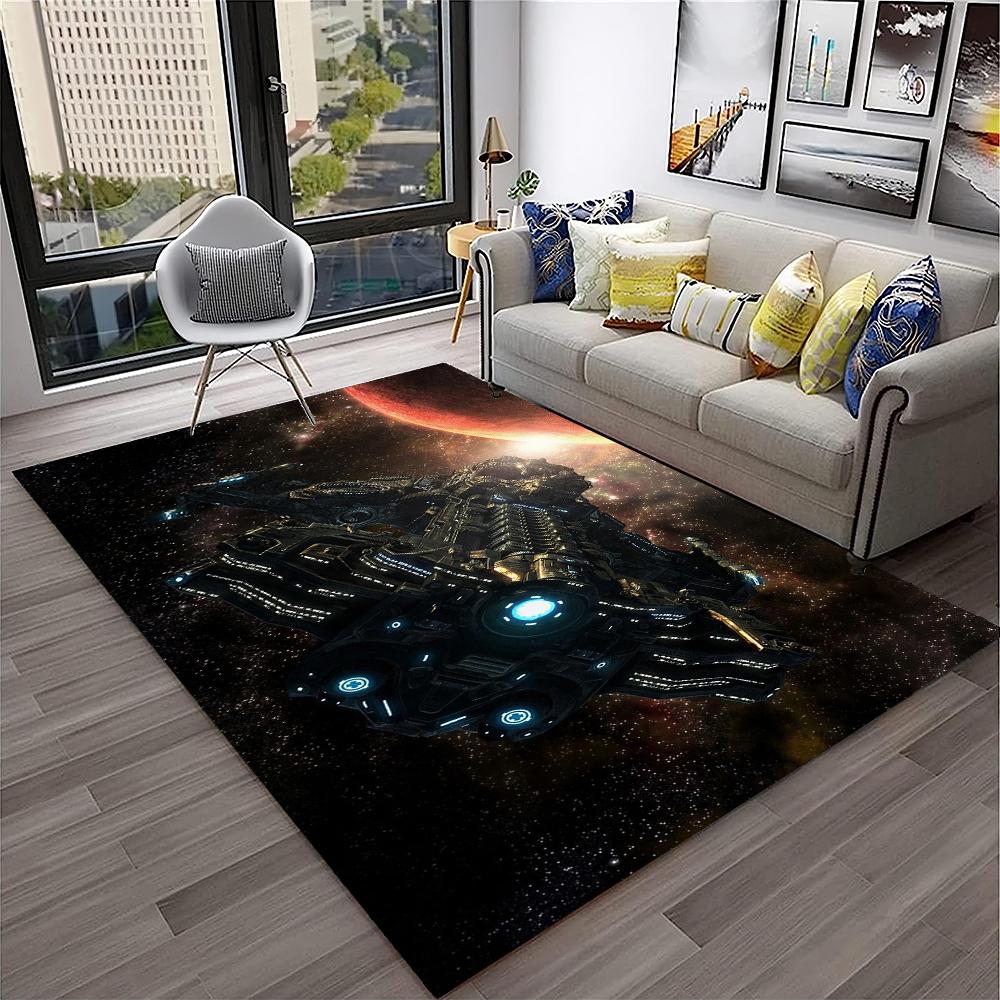 3D Ретро Игра StarCraft Геймерский Ковер Коврик для Дома Гостиная Спальня Диван Придверный коврик Декор, детский игровой ковер Нескользящий Коврик для пола