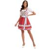German Oktoberfest Carnival Costume Women's Sheath Dress Sexy Stage Costume