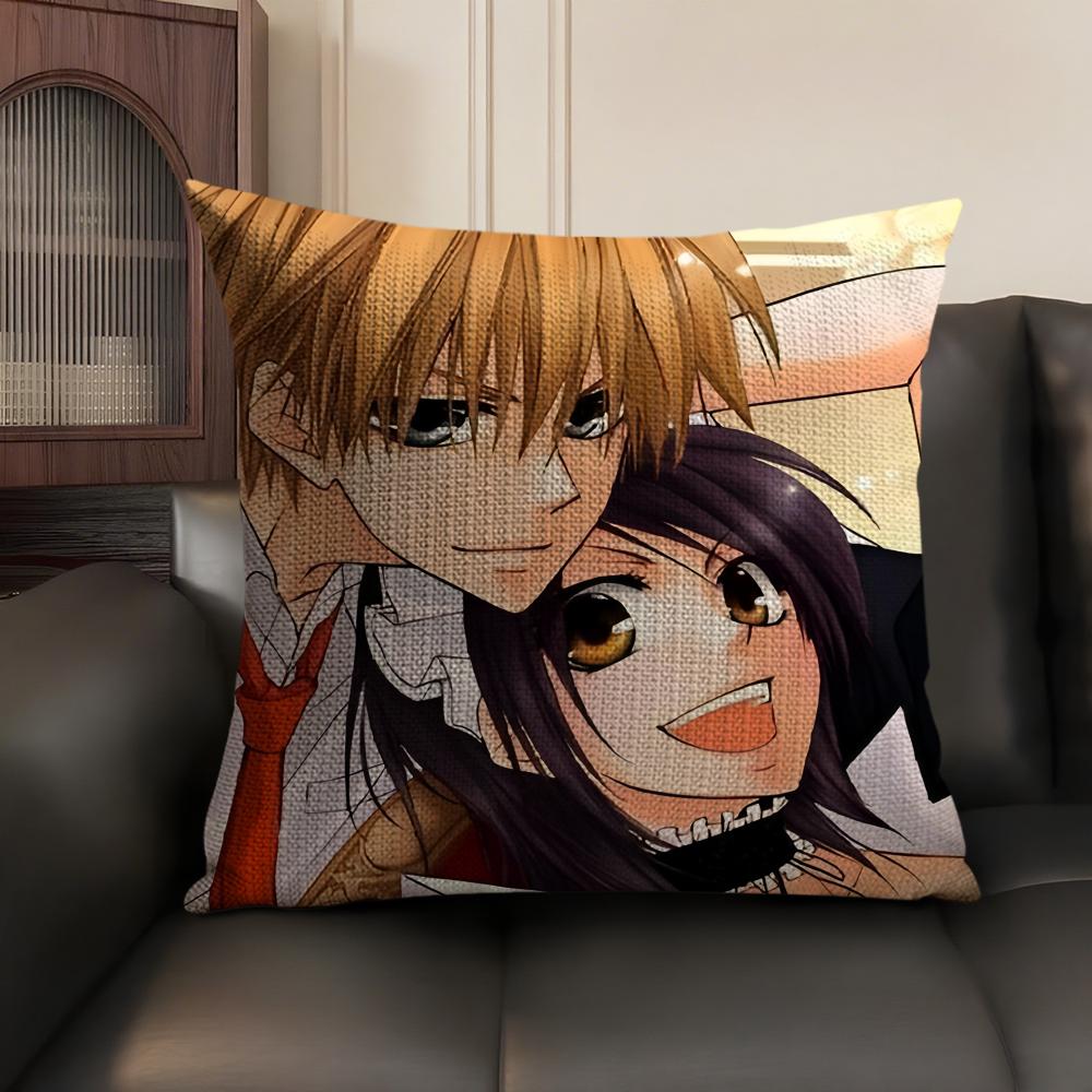Японский Аниме M-Maid Sama Наволочка Натуральный Лен Органическая Ткань Двусторонняя Печать Диван Домашний Декор Подарок Наволочка