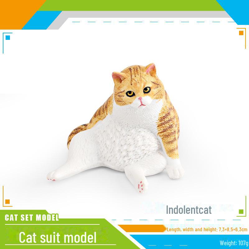 Детский набор игрушек «Черно-белый котенок» — китайские сельские украшения в виде кошечки