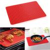 Silicone Pad Pyramid Shape Nonstick BBQ Pan Baking Mats Microwave Oven Baking Tray Bakeware Moulds Kitchen Baking Gadgets