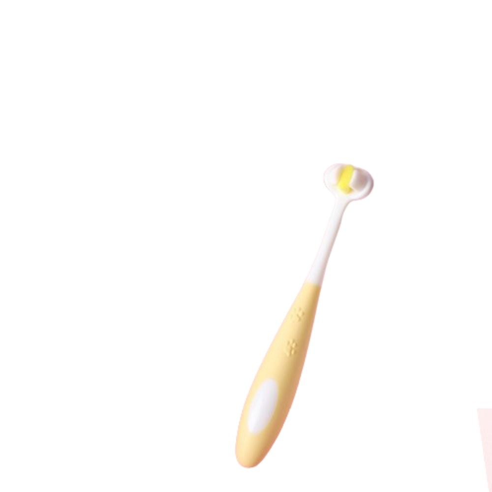 Мягкая щетина трехсторонняя зубная щетка мультяшная V-образная трехсторонняя зубная щетка уход за полостью рта