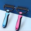 Stainless Steel Pet Comb Double-sided And Dog Comb Cleaning Grooming Hair Removal Comb Depilatory Comb Pet Supplies Detangling Comb