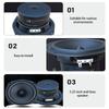 Квадратный HiFi Сабвуфер Низкочастотный Динамик 5,25 дюйма с Металло-резиновым Композитом Для Домашнего Кинотеатра Аудиофилов