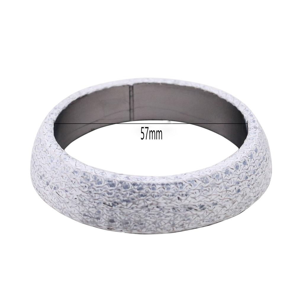 1PC Exhaust Muffler Seal Ring Stainless Steel Inner Dia 45-76mm High Temperature Resistant Flange Gasket Universal Car Engine Gaskets 6