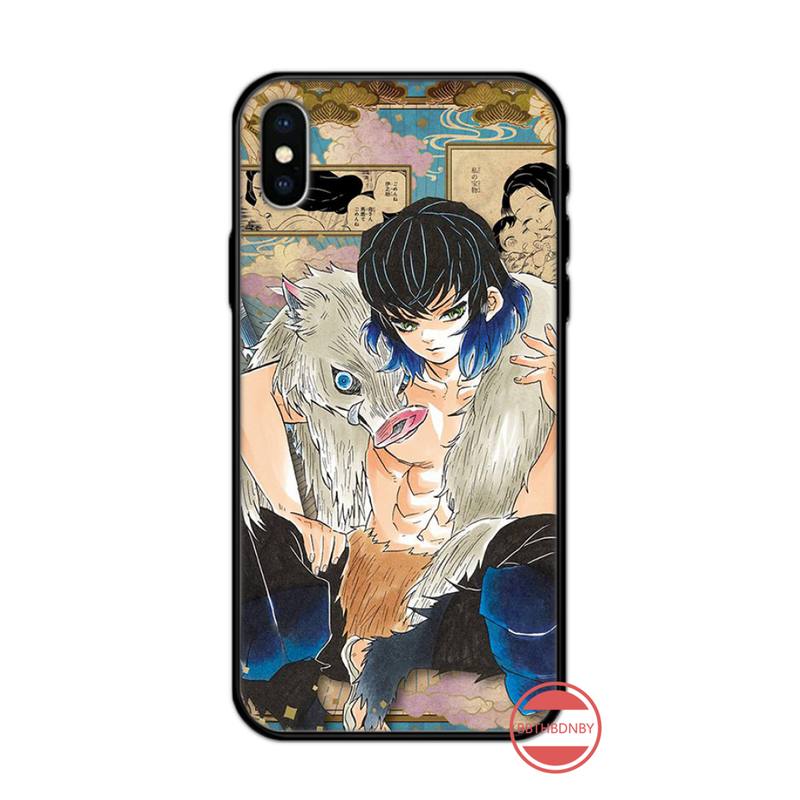Чехол для телефона Demon Slayer Blade с комиксами и открытками для iPhone 11 12 13 pro XS MAX 8 7 Plus X SE 2020 XR